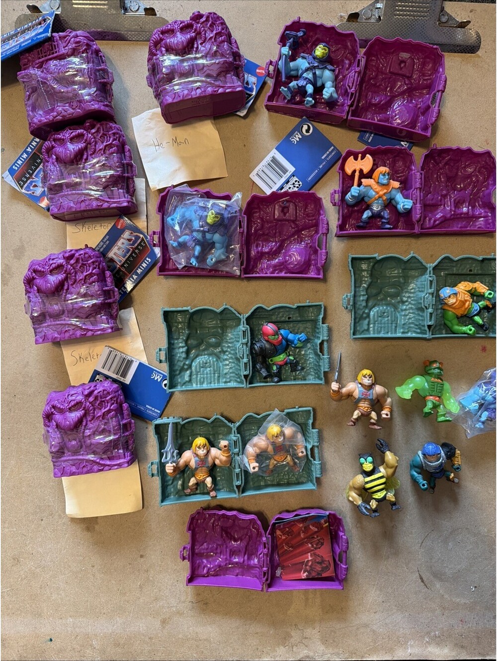 Masters Of The Universe Eternia Minis Figure Lot of 17 He-Man Series 1 & 2